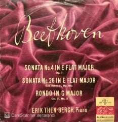 Beethoven Sonata No.4 No.26 LP Plak