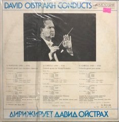 David Oistrakh Conducts Four Concerti Grossi LP Klasik Plak