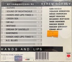 Kerem Görsev Hands And Lips CD