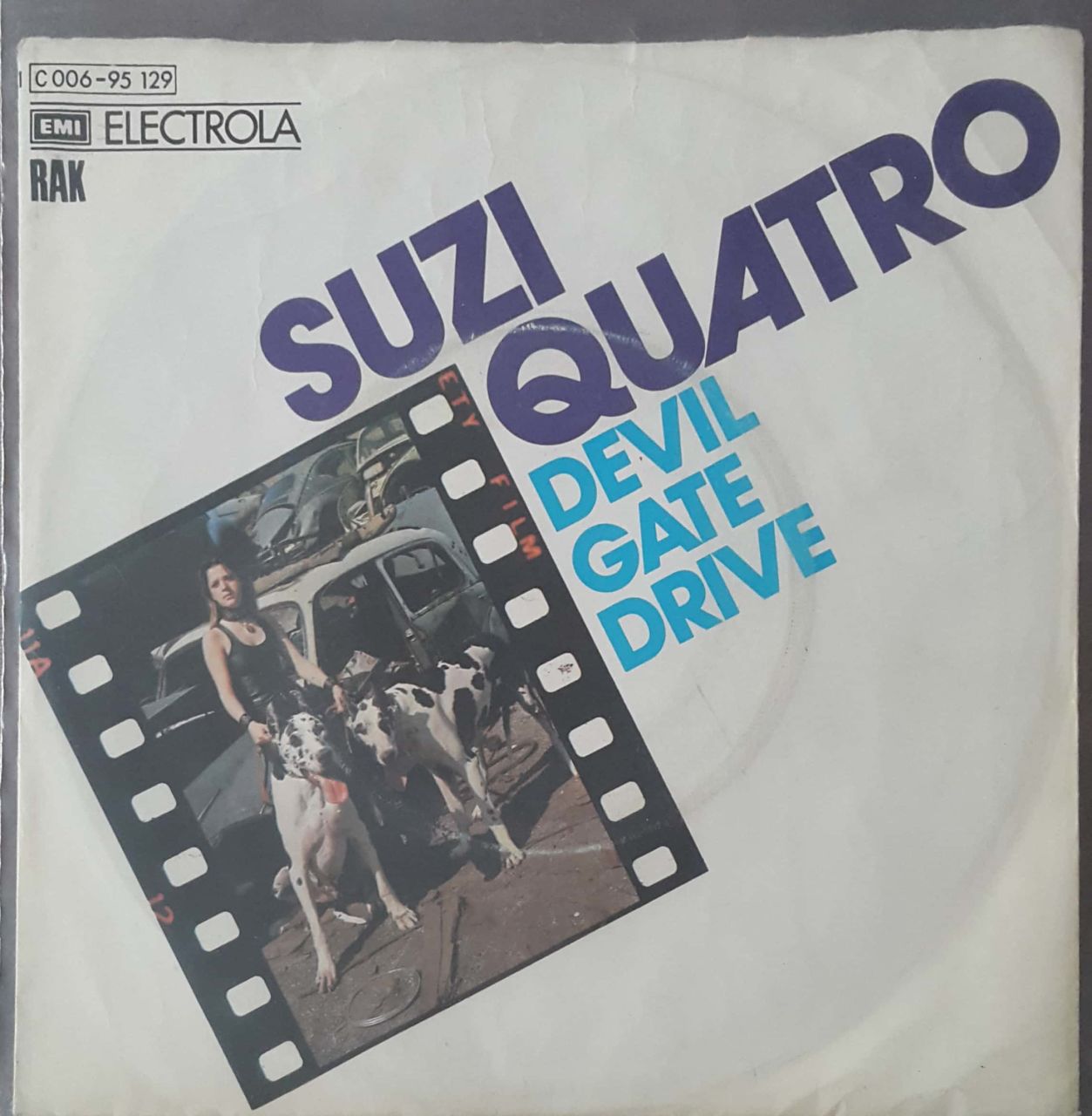 Suzi Quatro Devil Gate Drive 45lik Plak