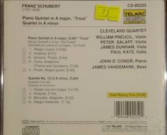 Schubert Trout Quintet Quartet İn A Minor CD