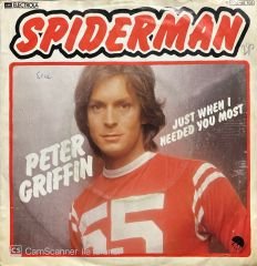 Peter Griffin Spiderman 45lik Plak