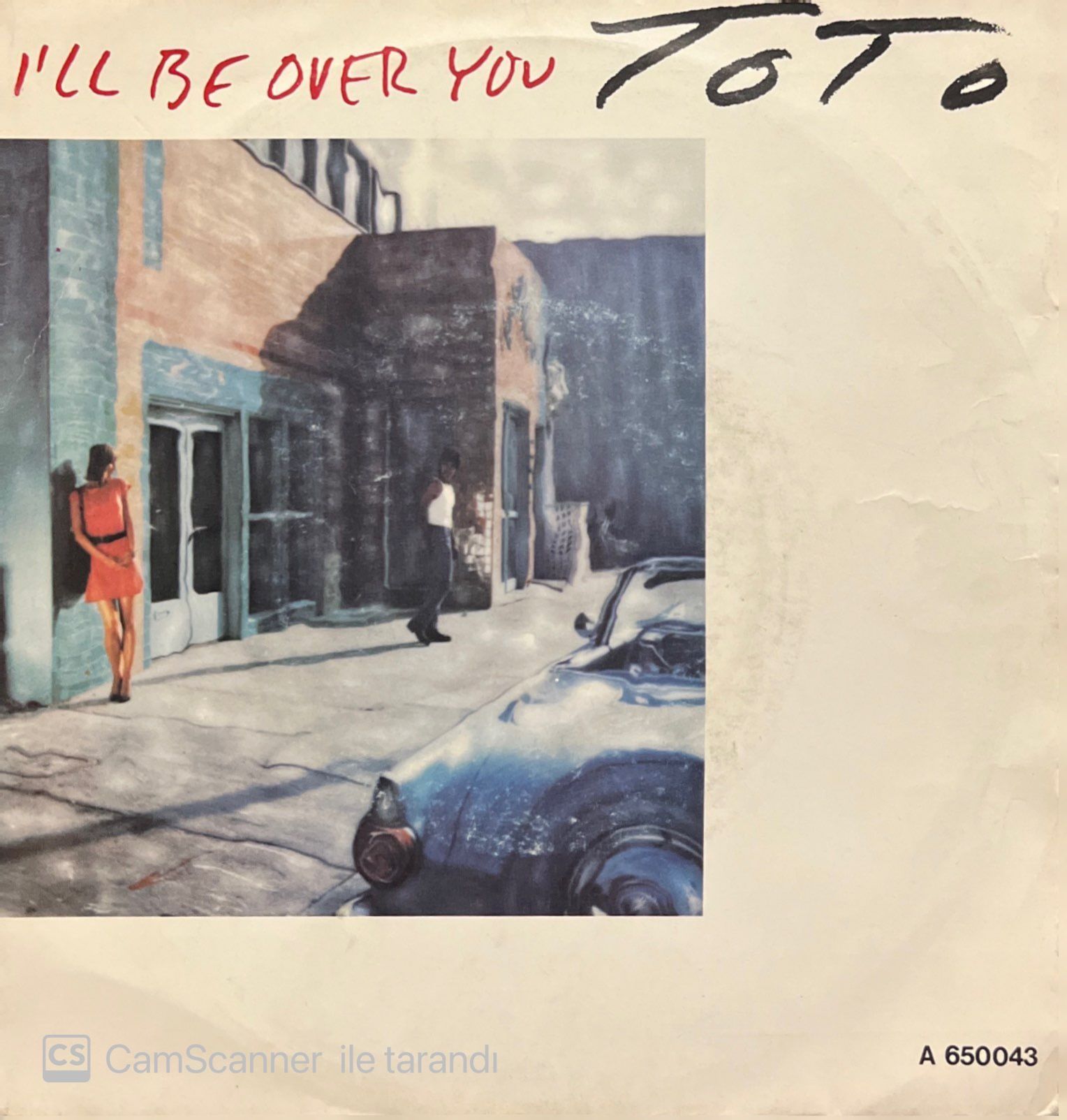 Toto I'll Be Over You 45lik Plak