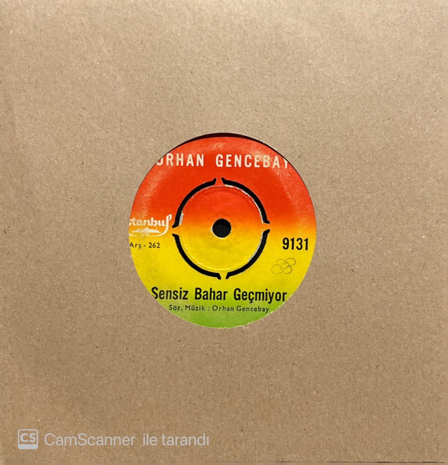 Orhan Gencebay Sensiz Bahar Geçmiyor 45lik Plak