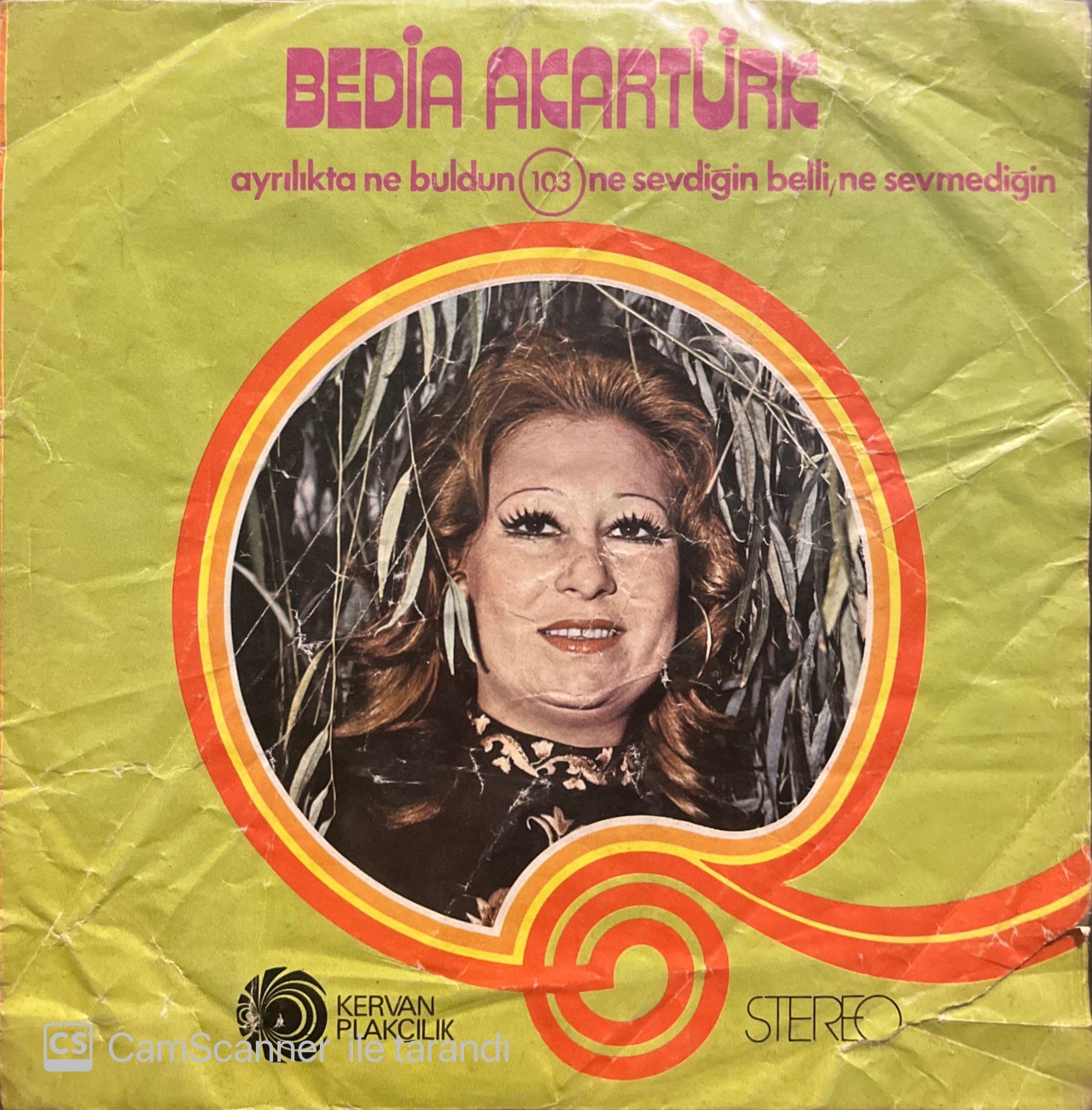 Bedia Akartürk Gel Bari Bari 45lik Plak