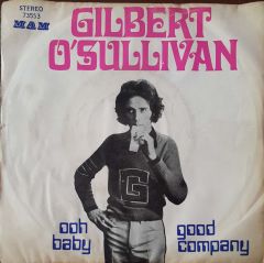 Gilbert O'sulllivan Ooh Baby 45lik Plak
