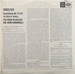 Sir John Barbirolli Sibelius Symphony No.2 In D LP Plak