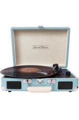 Record Master T310CH Şarj Özellikli Pikap - 33, 45, 78 Devir T310CH- MAVİ (TURKUAZ)*ÜCRETSİZ KARGO