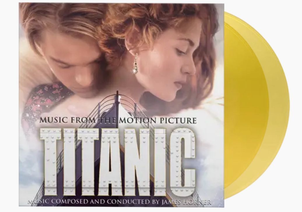 Titanic Soundtrack (Limited Numbered Edition - Yellow Vinyl) (Sarı Renkli) 3019/7500 Numaralı Double LP Plak