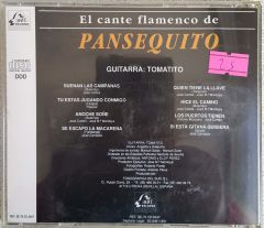 El Cante Flamenco De Pansequito CD