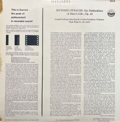 Richard Strauss Ein Heldenleben LP Plak