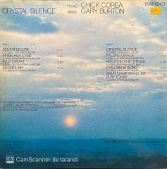 Gary Burton Chick Corea Crystal Silence LP Plak