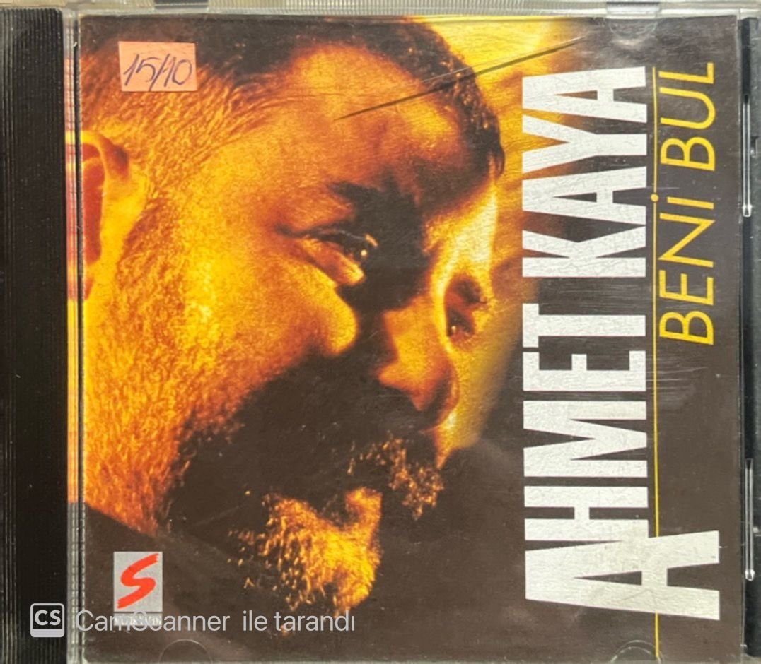 Ahmet Kaya Beni Bul Kırmızı Bandrollü CD