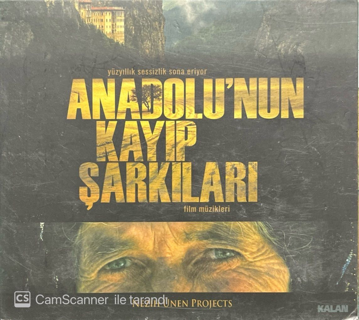 Anadolunun Kayıp Şarkıları İmzalı CD