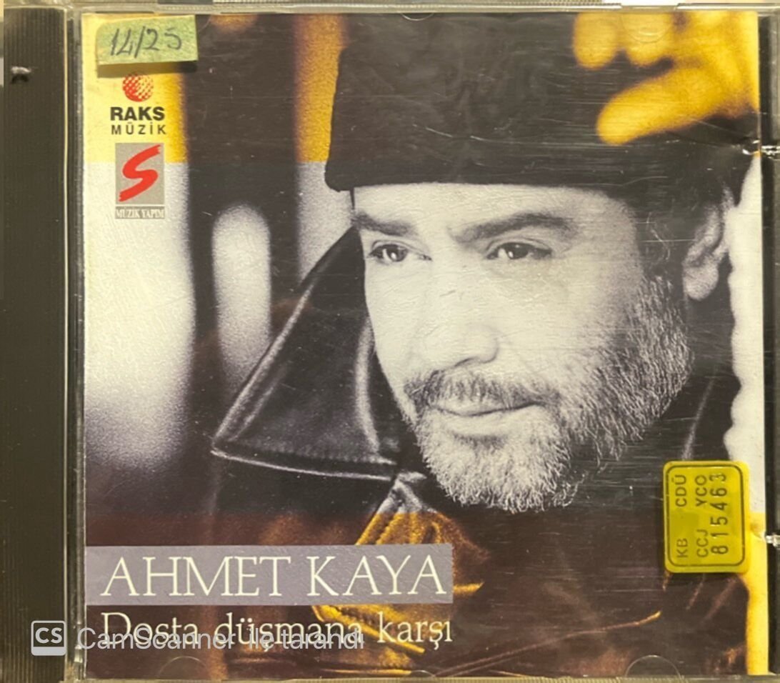 Ahmet Kaya Dosta Düşmana Karşı Sarı Bandrollü CD