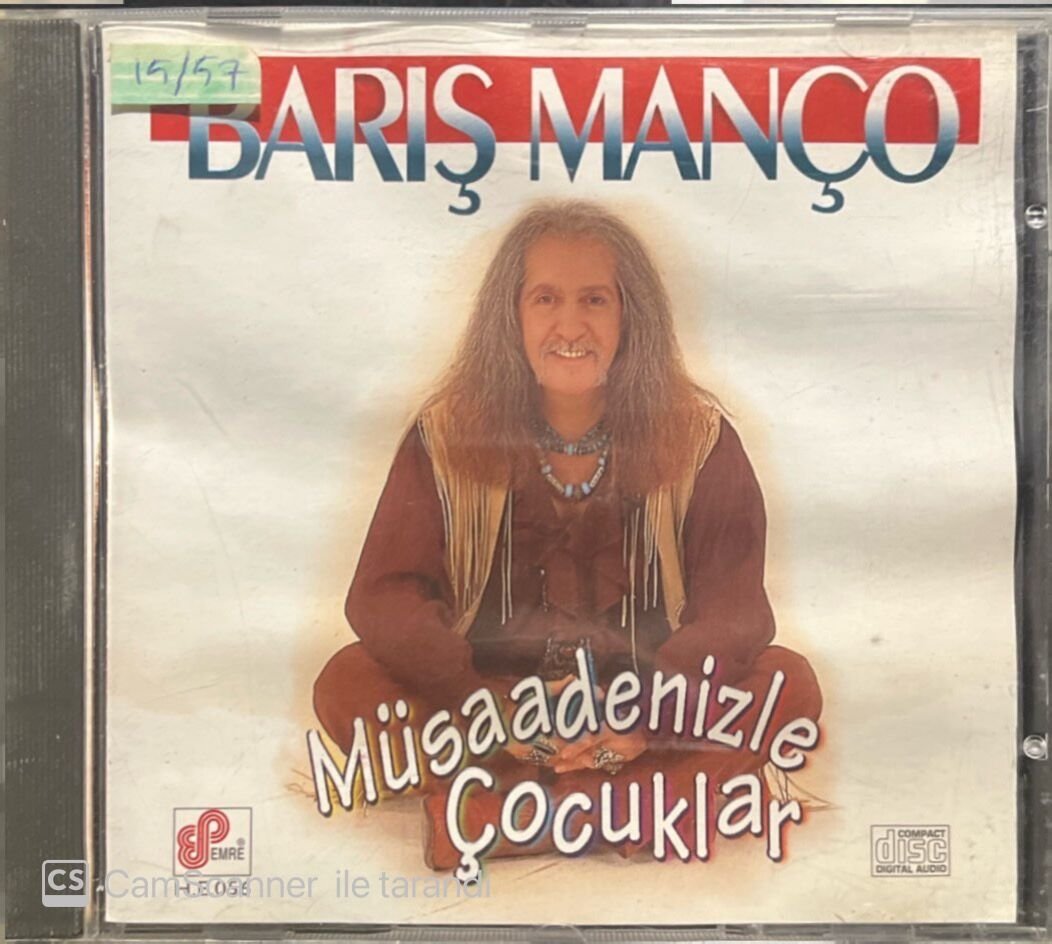 Barış Manço Müsadenizle Çocuklar Kırmızı Bandrollü CD