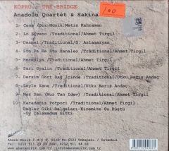 Anadolu Quartet & Sakina CD