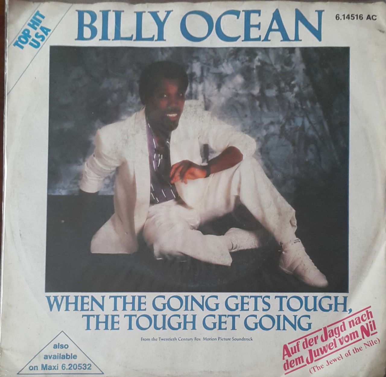Billy Ocean When The Going Gets Tough, The Tough Get Going 45lik Plak