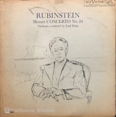 Rubinstein Mozart Concerto No. 24 LP Klasik Plak