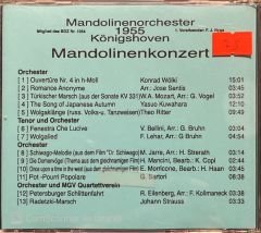 Mandolinenorchester 1955 Mandolinenkonzert Classic CD