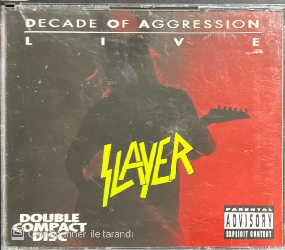 Slayer Decade Of Aggression Live Double CD