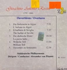 Rossini Die Italiener In Algier CD