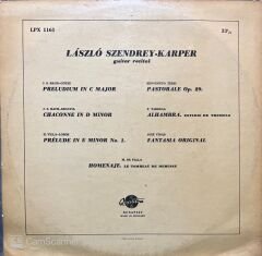 Laszlo Szendrey-Karper LP Plak