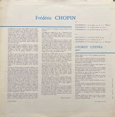 Cziffra Chopin LP Plak