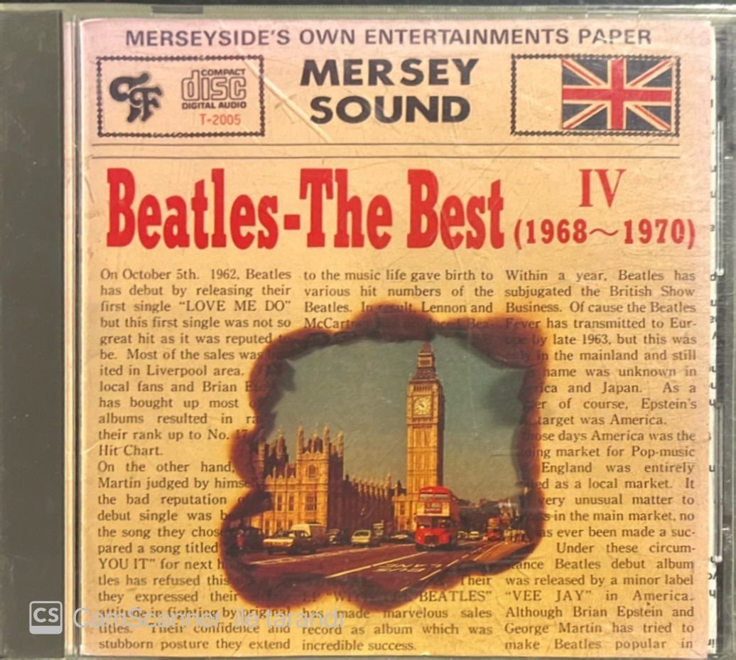 Beatles The Best IV (1968-1970) Japon Baskı CD