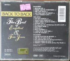 BAck To Back The Best Of Engelbert & Tom Jones CD