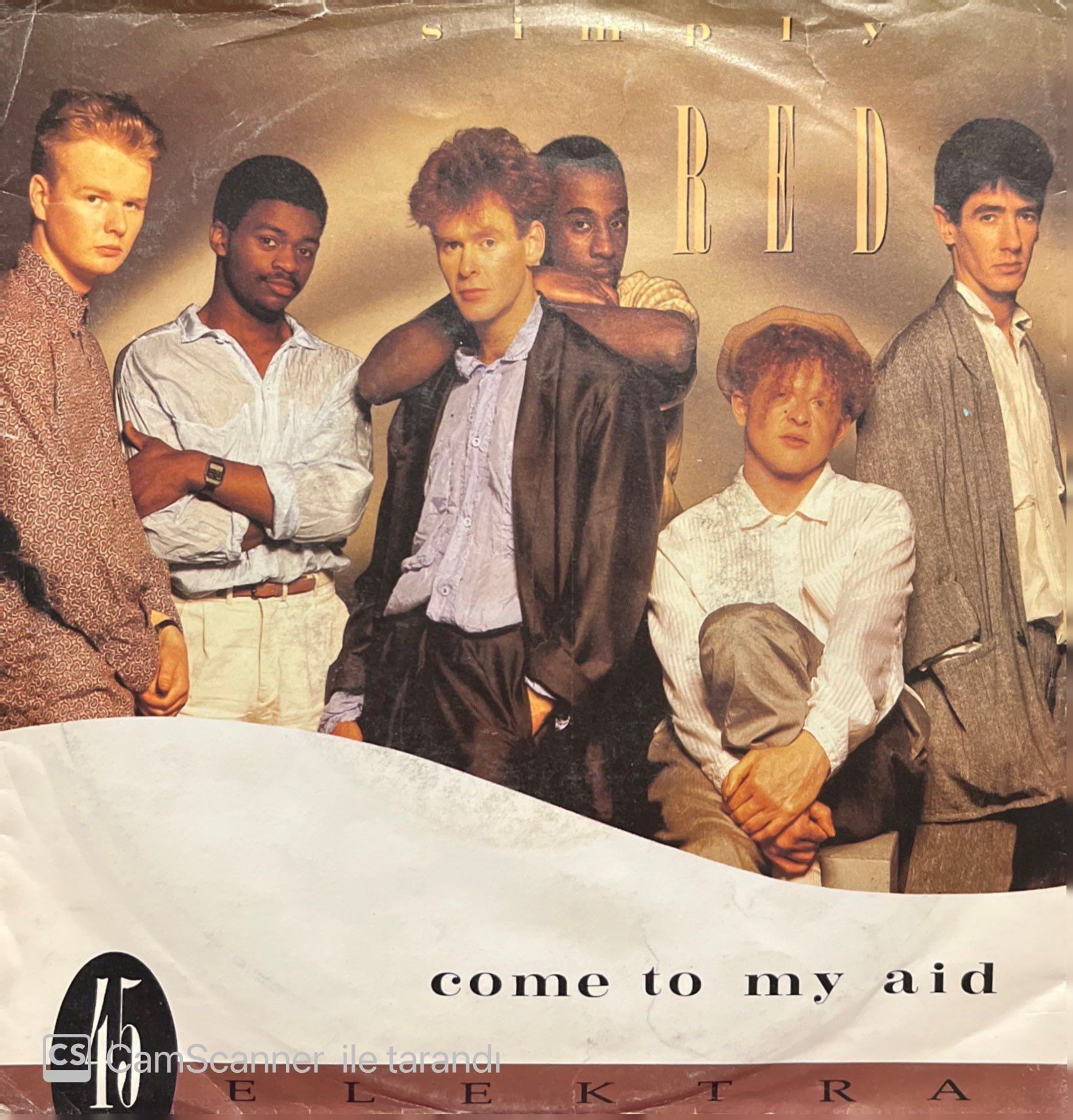 Simply Red Come To My Aid 45lik Plak
