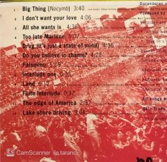 Duran Duran Big Thing LP Plak