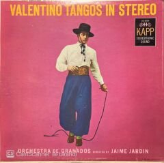 Valentino Tangos In Stereo LP Plak