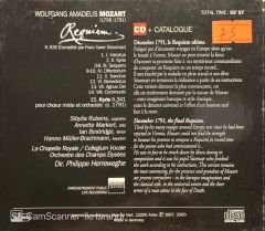 Mozart Requiem Classic CD + Catalog