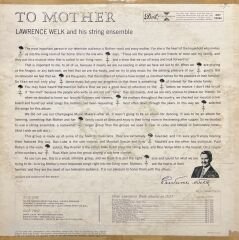 Lawrence Welk To Mother LP Plak