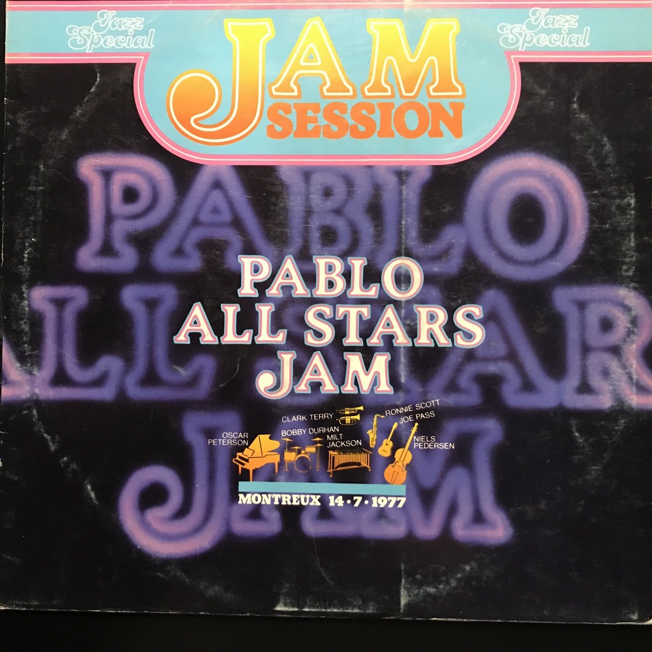 Pablo All Stars Jam LP Jazz Plak