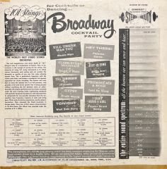 Broadway Cocktail Party LP Plak