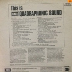 This Is Quadraphonic Sound LP Plak