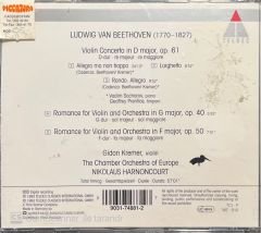 Gidon Kremer Beethoven Violin Concerto Romances Classic CD