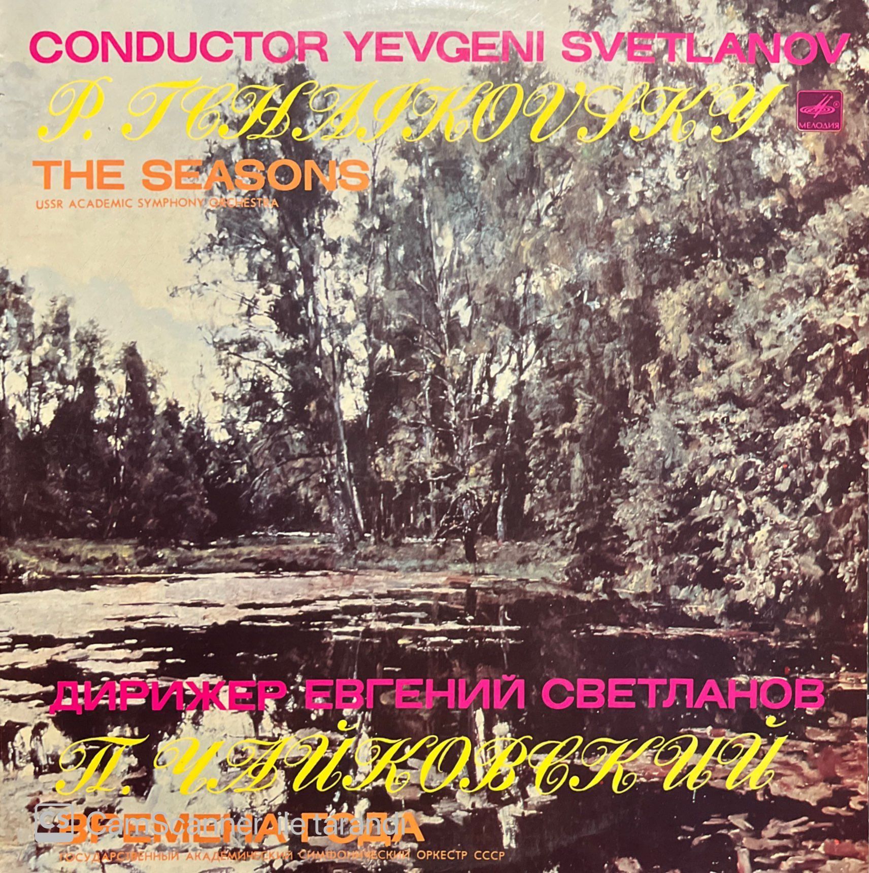 P. Tchaikovsky The Seasons LP Plak