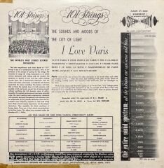 I Love Paris 101 Strings LP Plak