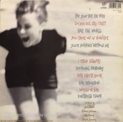 Belinda Carlisle Live Your Life Be Free LP Plak
