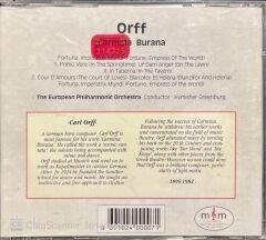 Carl Orff Carmina Burana Classic CD