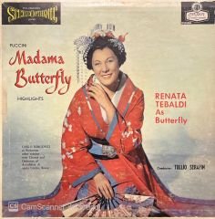 Puccini Madama Butterfly LP Plak