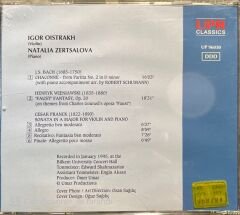 Igor Oistrakh Violin Natalia Zertsalova Piano Classic CD