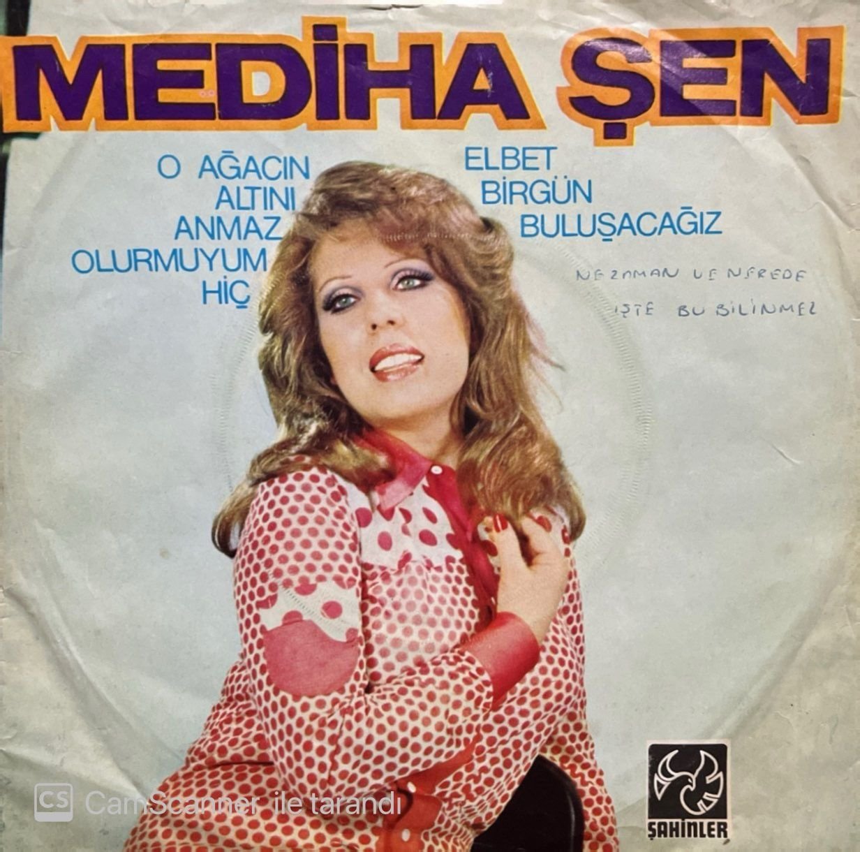 Mediha Şen Elbet Bir Gün Buluşacağız 45lik plak