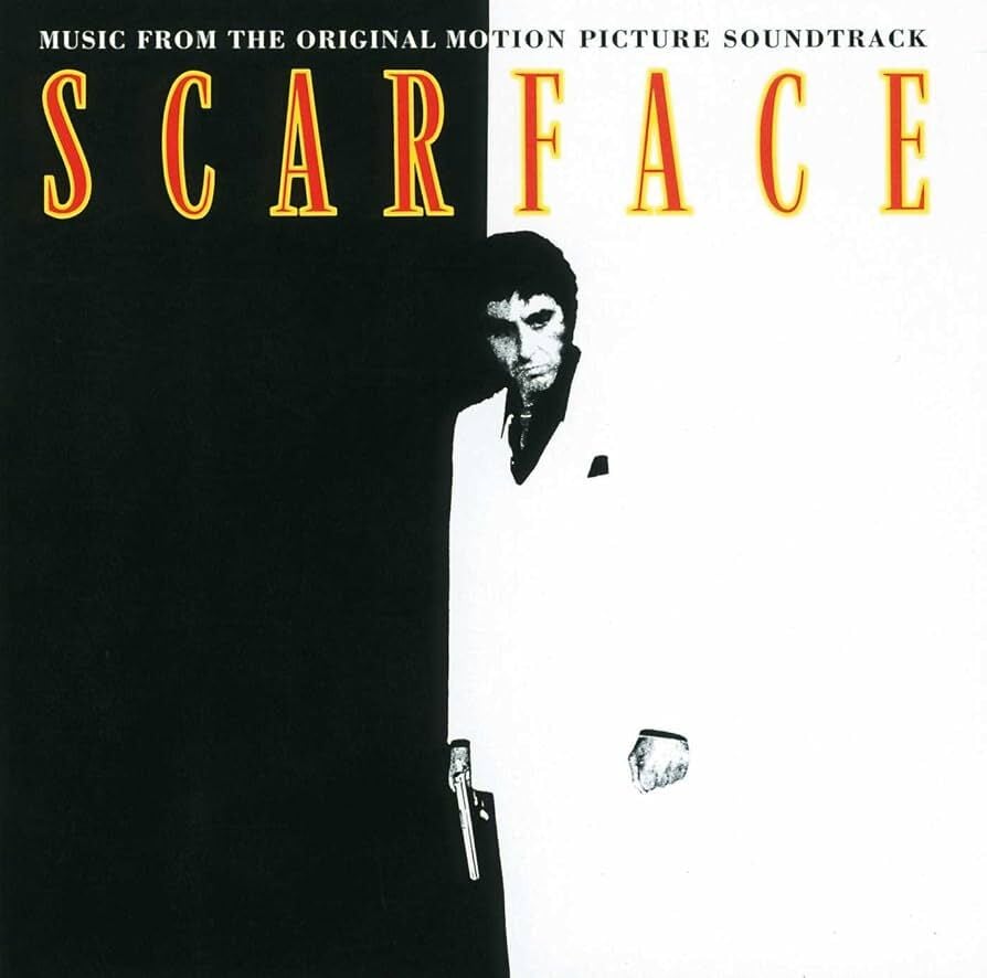 Scarface Soundtrack (Limited Edition Red, White And Black Swirl Vinyl) LP Plak