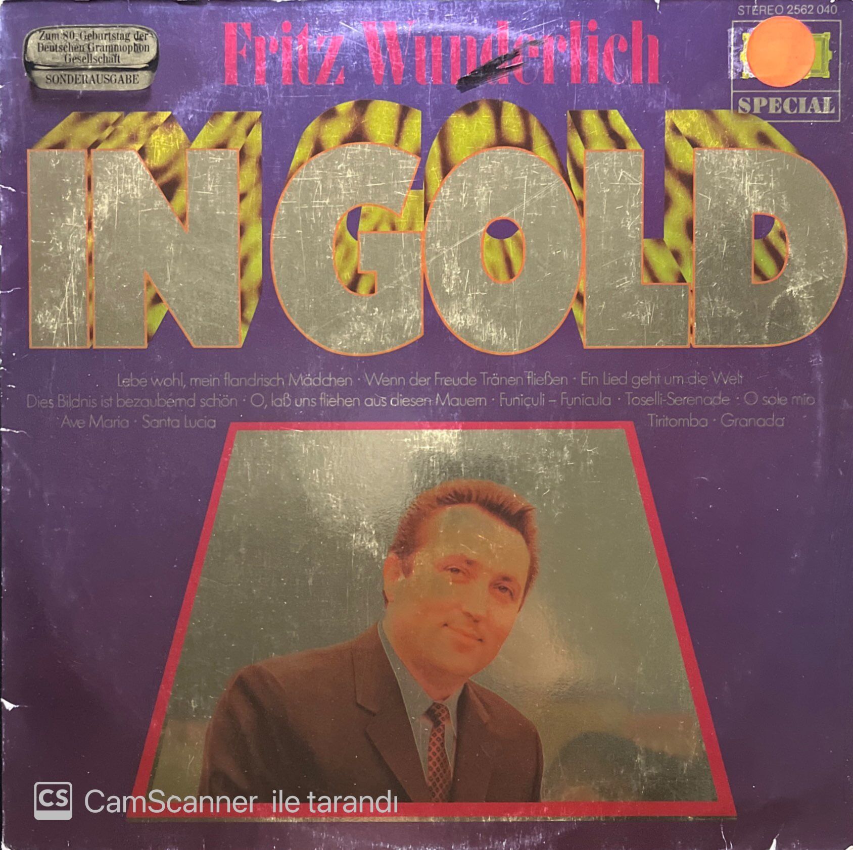 Fritz Winderlich In Gold LP Plak