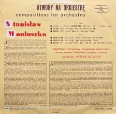 Stainslaw Moniuszko LP Plak