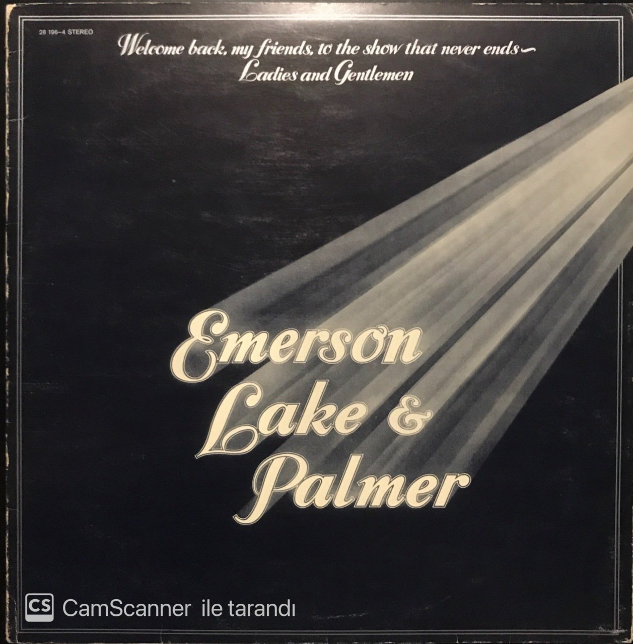 Emerson Lake Palmer Welcome Back My Friends To The Show That Never Ends 3 LP Plak